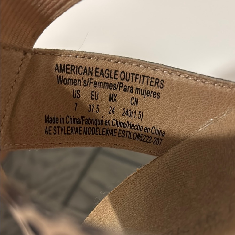 American Eagle Leopard Print Espadrille Sandals - image 4